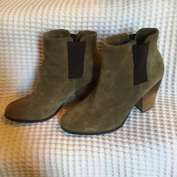 Sole Society Suede Leather Booties size 8 - Picture 3 of 10